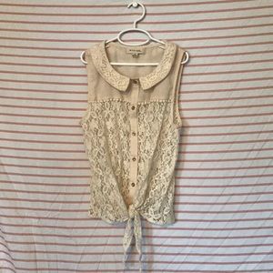 Lace tank top